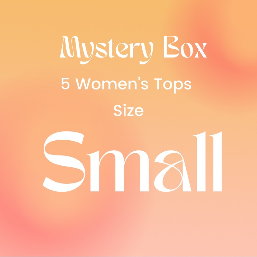 5 Women’s Small Tops Mystery Box
